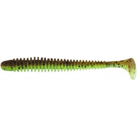 Силикон Keitech Swing Impact 2  401 Green Pumpkin/Chartreuse