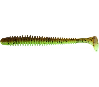 Силикон Keitech Swing Impact 3.5  401 Green Pumpkin/Chartreuse