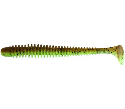 Силикон Keitech Swing Impact 4  401 Green Pumpkin / Chartreuse