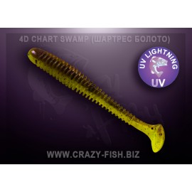 Приманка Crazy Fish VIBRO W0RM 3,4   13-85-4d-6  5у