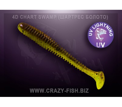 Приманка Crazy Fish VIBRO W0RM 3,4   13-85-4d-6  5у