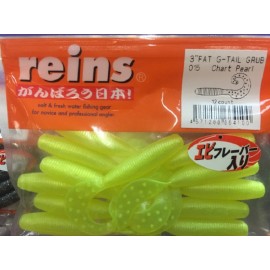 Силикон Reins Fat G-Tail Grub 2  015 chart pearl