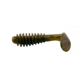 Силикон Reins BUBBLING SHAD 2  002 Green Pumpkin 12