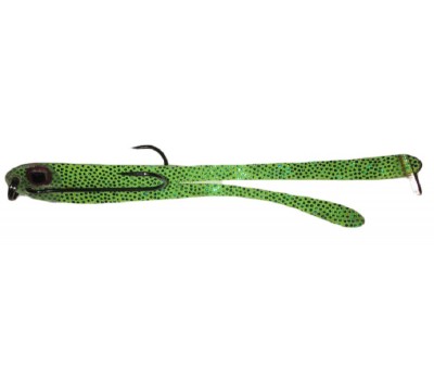 Плоская приманка Flat Bait ASmak Двухвост. 10см. Салатовый
