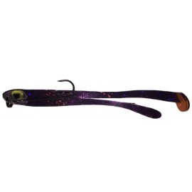 Плоская приманка Flat Bait ASmak Двухвост. 10см. Фиолетовый