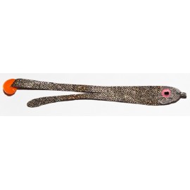 Плоская приманка Flat Bait ASmak Двухвост. 10см. Черное золото