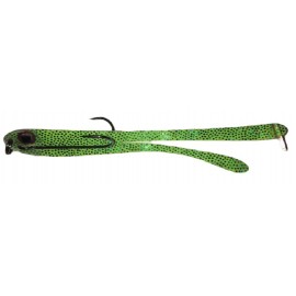 Плоская приманка Flat Bait ASmak Двухвост. 8см. Салатовый