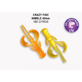 Приманка Crazy Fish NIMBLE 1,6  49-40-18d-6 9у