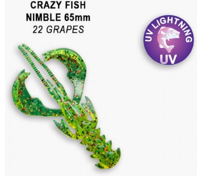 Приманка Crazy Fish NIMBLE 2,5  44-65-22-6  7у