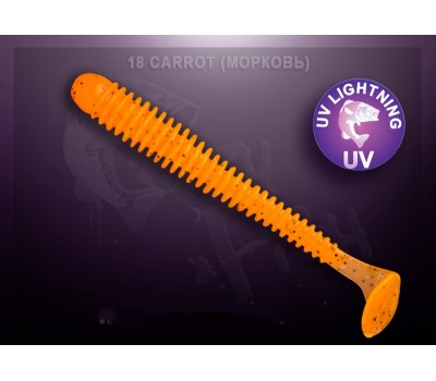 Приманка Crazy Fish VIBRO WORM 2  3-50-18-6