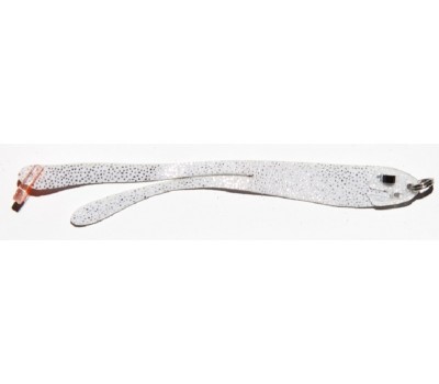 Плоская приманка Flat Bait ASmak Двухвост. 8см.  Белый