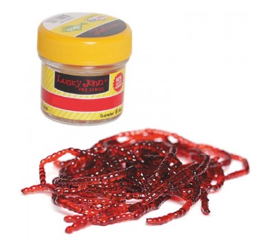 Насадки искусственные съедобные LJ Pro Series EXTRA BLOOD WORM мотыль 200шт.