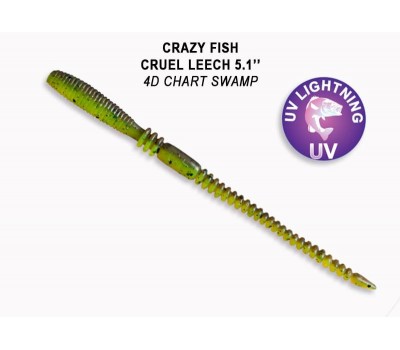 Приманка Crazy Fish CRUEL LEECH 5.1 41-130-4d-6