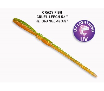 Приманка Crazy Fish CRUEL LEECH 5.1 41-130-5d-6