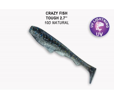 Приманка Crazy Fish TOUGH 2,8 59-70-10d-6 5у