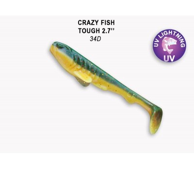 Приманка Crazy Fish TOUGH 2,8 59-70-34d-6 5у