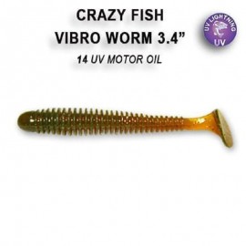 Приманка Crazy Fish VIBRO W0RM 3,4 12-85-14-6  5у