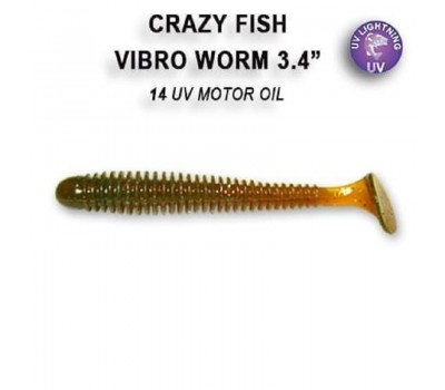 Приманка Crazy Fish VIBRO W0RM 3,4 12-85-14-6  5у