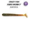 Приманка Crazy Fish VIBRO WORM 3 1...