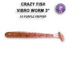Приманка Crazy Fish VIBRO WORM 3 1...