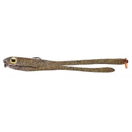 Плоская приманка Flat Bait ASmak Двухвост. 8см. Черное золото