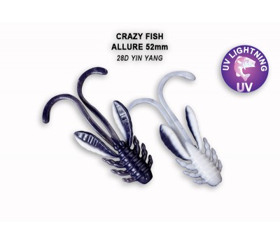 Приманка Crazy Fish ALLURE 2 47-52-28d-6  6у