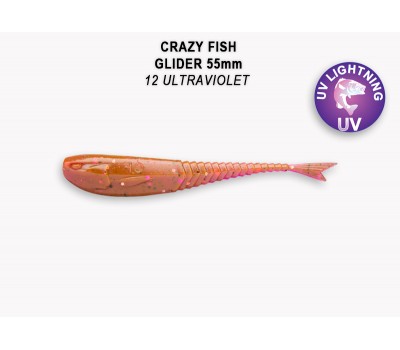 Приманка Crazy Fish GLIDER 2,2 35-55-12-6 10y