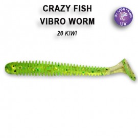 Приманка Crazy Fish VIBRO WORM 2 3-50-20-6 8y