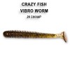 Приманка Crazy Fish VIBRO WORM 2 3...