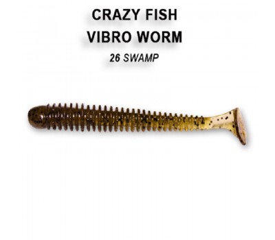 Приманка Crazy Fish VIBRO WORM 2 3-50-26-6 8y