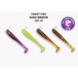 Приманка Crazy Fish NANO MINNOW 6-40-M48-6 8у