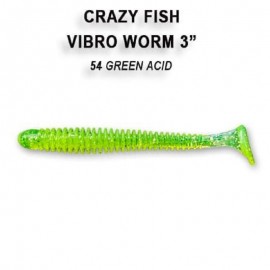 Приманка Crazy Fish VIBRO WORM 3 11-75-54-6 5у Приманка Crazy Fish VIBRO WORM 3 11-75-54-6 5у