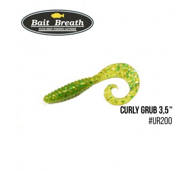 Приманка Bait Breath  Curly Grub 3,5  (10шт) (200)