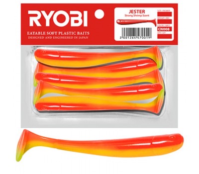 Риппер Ryobi JESTER (75mm), цвет CN008 (jungle cock), (5шт)
