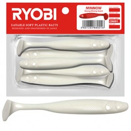 Риппер Ryobi MINNOW (76mm), цвет CN001 (white night), (5шт)