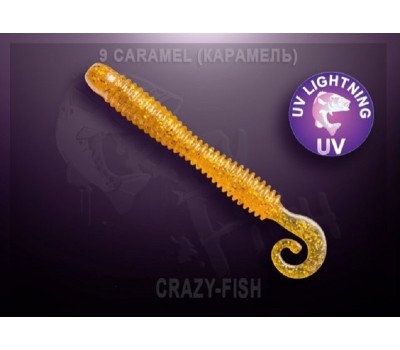 Приманка Crazy Fish Active slug 3  30-70-9-6 кальмар 8у