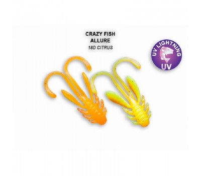 Приманка Crazy Fish Allure 1.1 46-27-18d-6 кальмар 10y