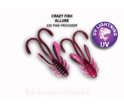 Приманка Crazy Fish Allure 1.6  23-40-23d-6 кальмар 8y