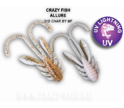 Приманка Crazy Fish Allure 1.6  23-40-31d-6 кальмар 8y