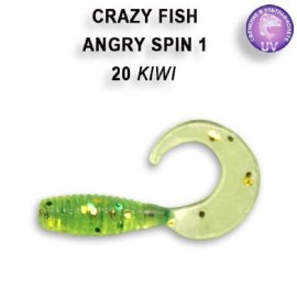 Приманка Crazy Fish Angry spin 1  20-25-20-6 кальмар 8y