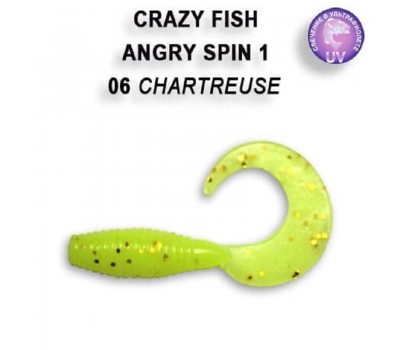Приманка Crazy Fish Angry spin 1  20-25-6-6 кальмар 8y