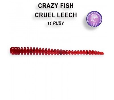Приманка Crazy Fish Cruel leech 2.2 8-55-11-6 кальмар 8y