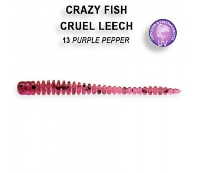 Приманка Crazy Fish Cruel leech 2.2 8-55-13-6 кальмар 8y