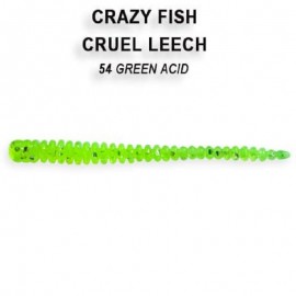 Приманка Crazy Fish Cruel leech 2.2 8-55-54-6 кальмар 8y