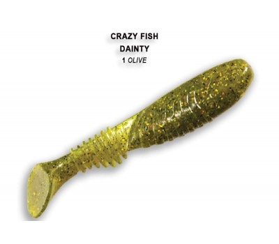 Приманка Crazy Fish Dainty 3.3 25-85-1-6 кальмар 6y