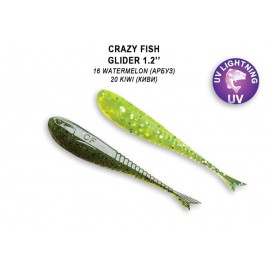 Приманка Crazy Fish Glider 1,2 70-30-16/20-6 кальмар 16y
