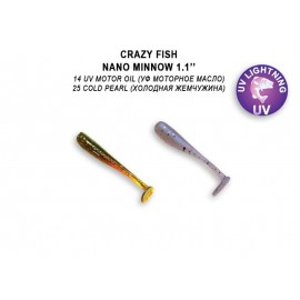 Приманка Crazy Fish Nano Minnow 1,1 68-27-14/25-6 кальмар 16y