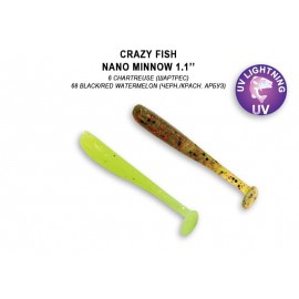 Приманка Crazy Fish Nano Minnow 1,1 68-27-6/68-6 кальмар 16y