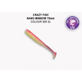 Приманка Crazy Fish Nano minnow 2.8 53-70-500SL-7-F креветка+кальмар 5y
