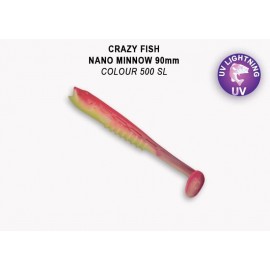 Приманка Crazy Fish Nano minnow 3.5 54-90-500SL-7-F креветка+кальмар 4y